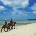 「馬で浜散歩」 4